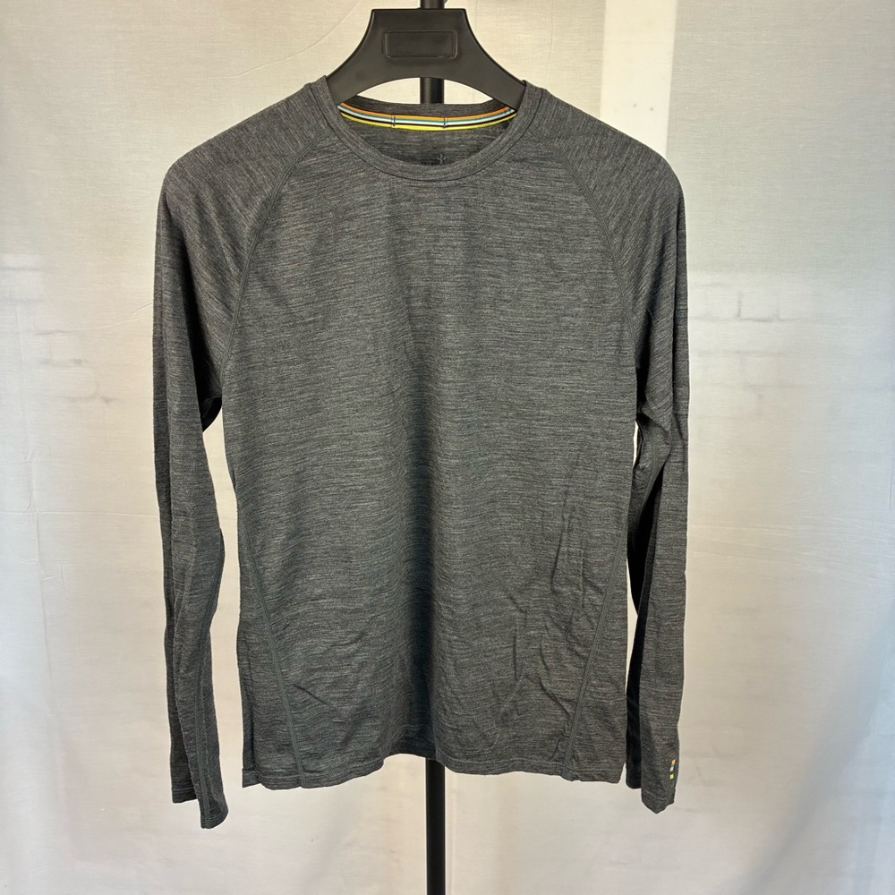 Smartwool‎ Merino Sport Ultralite Long-Sleeve Shirt Charcoal Heather M